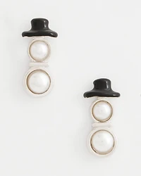 Snowman Stud Earrings