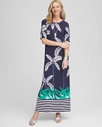 Tropical Nights Knit Maxi Dress