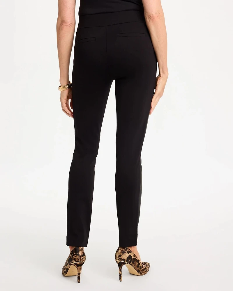 Faux Leather Juliet Slim Ankle Pants