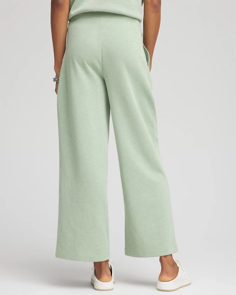 Zenergy® Beach Slub Cropped Pants