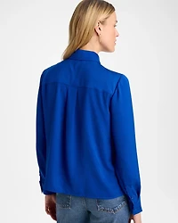 Satin Collared Blouse