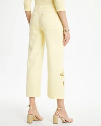 Trouser Cutwork Crop Jeans