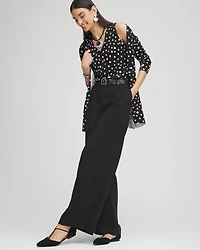 Dots Sleeveless V-Neck Sweater Tank