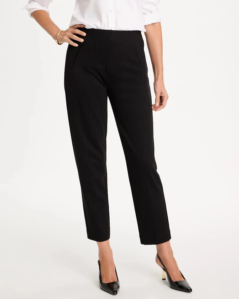 Juliet Striped Tapered Ankle Pants