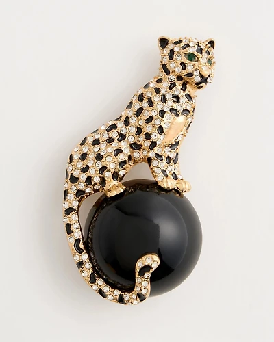Jaguar Brooch