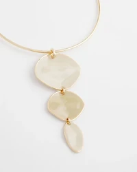 Linear Reversible Pendant Necklace