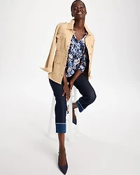 Swirled Touch of Cool™ V-Neck Layering Tee
