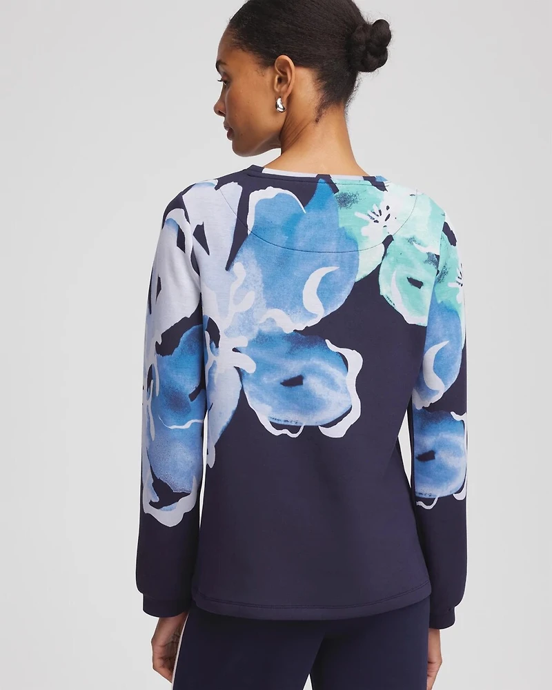 Zenergy® Scuba Floral Top