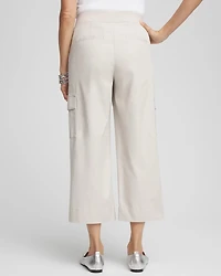 Cargo Straight Leg Cropped Pants