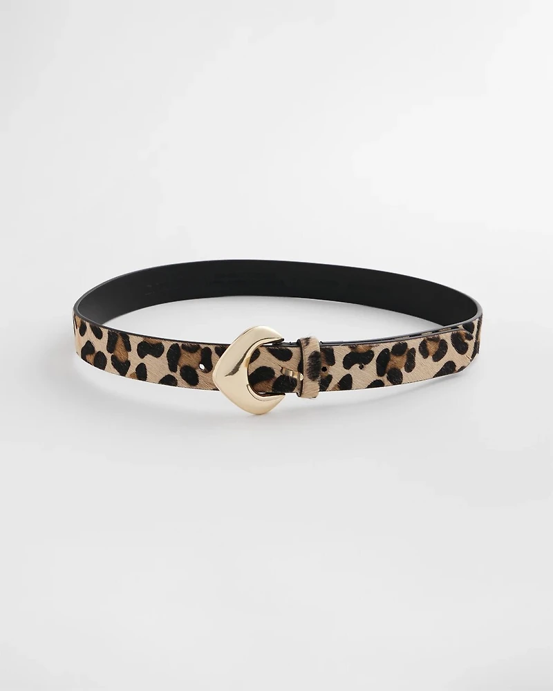 Animal Print Trouser Belt