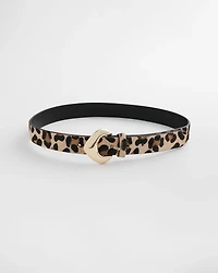 Animal Print Trouser Belt