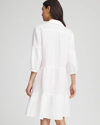Woven Tiered Swim Cover-Up Dress