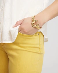 Golden Equestrian Bracelet