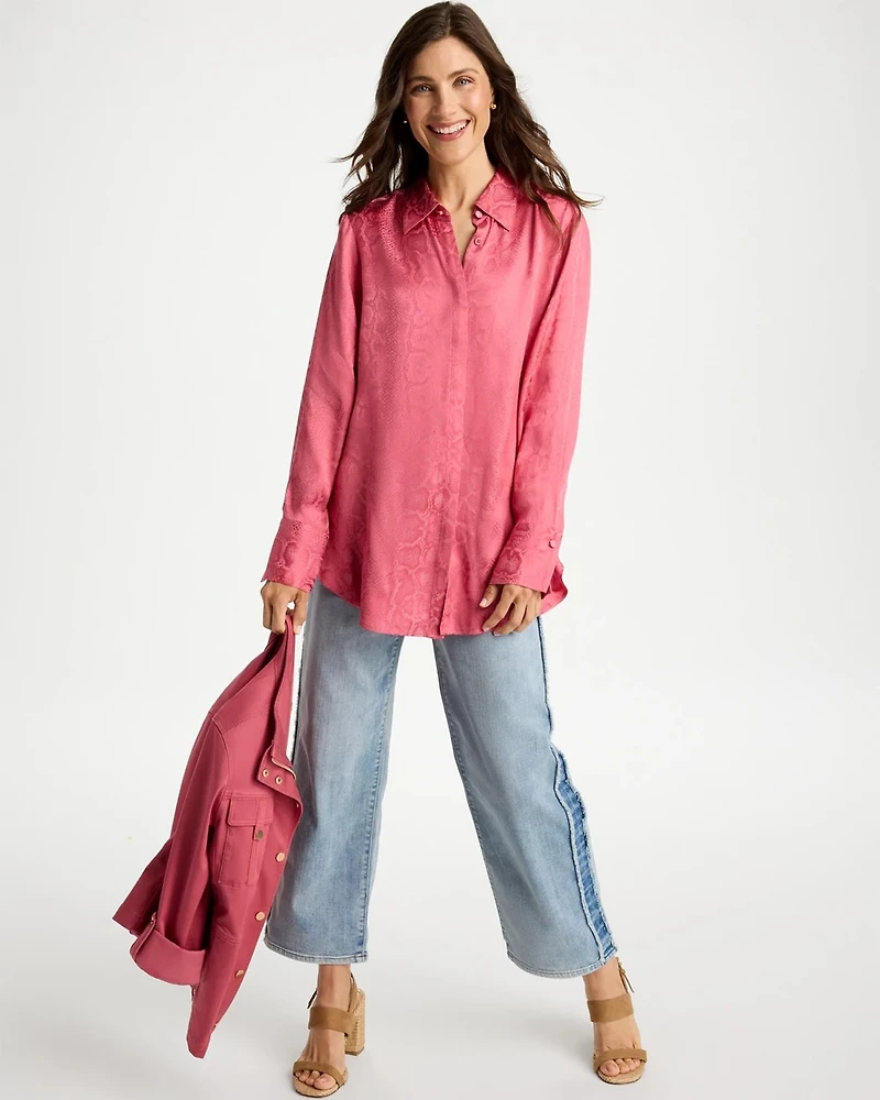 Snake Jacquard Tunic
