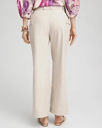 Belted Twill Utility Cropped Pants
