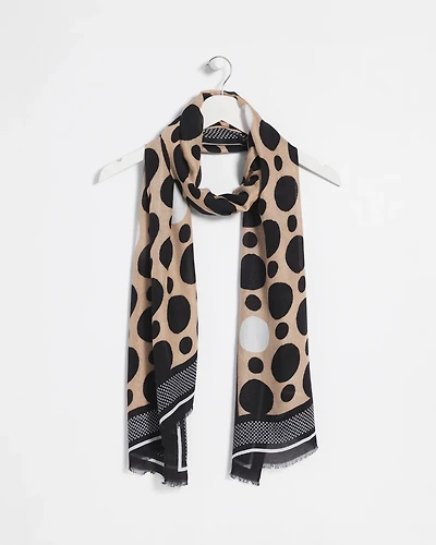 Global Dots Oblong Scarf