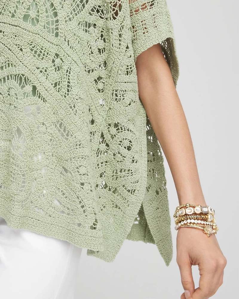 Crochet Lace Poncho