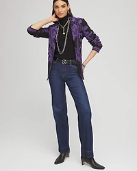 Ecovero™ Button Cuff Turtleneck Sweater