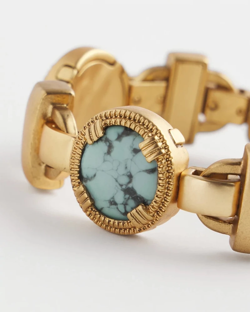 Turquoise Tortoise Collection Stretch Bracelet