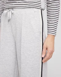Petite Zenergy® Double-Knit Lattice Trim Pants