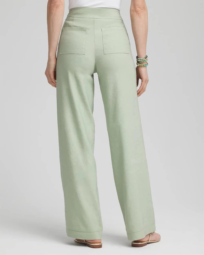 Linen Stretch Relaxed Pants