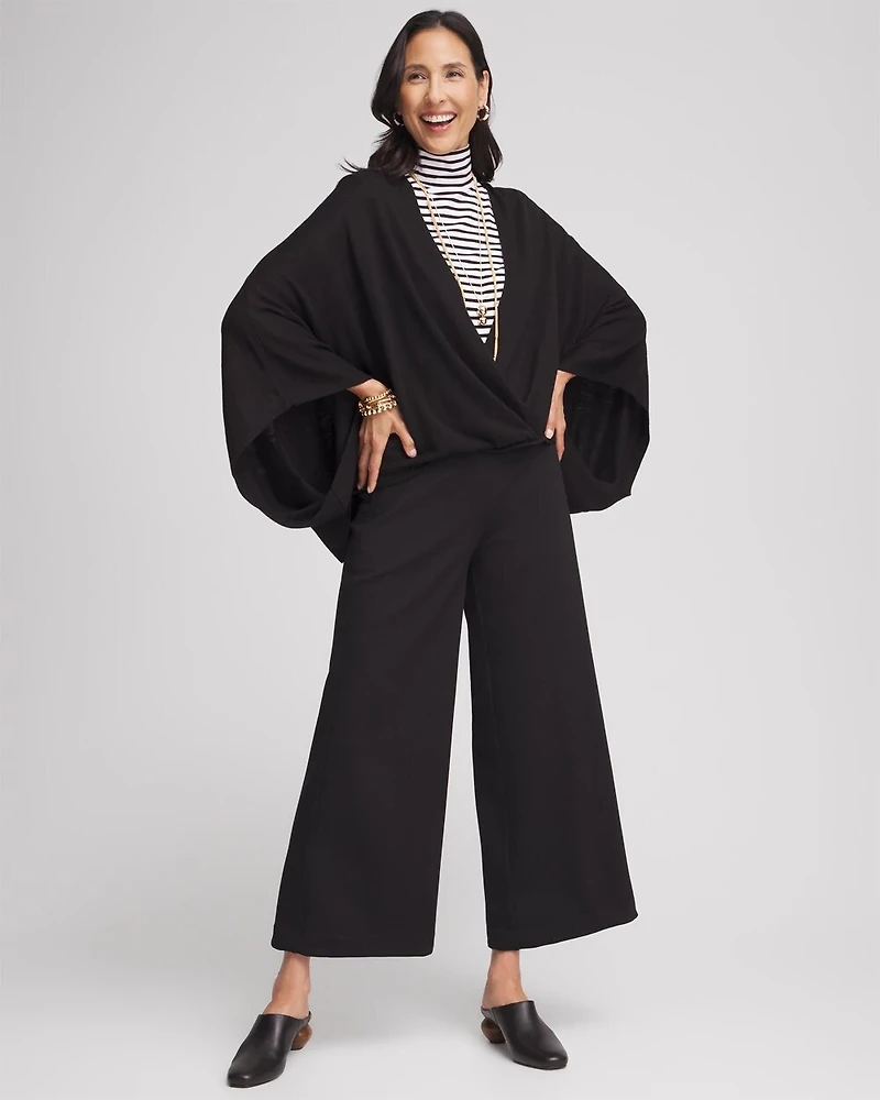 Surplice Sweater Poncho
