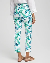 Brigitte™ Tropical Pull-On Cropped Pants