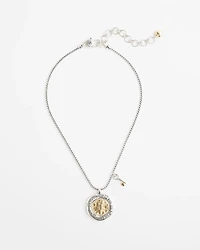 Keyhole Medallion Pendant Necklace