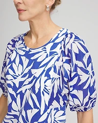 Dolman Short Sleeve Knit Top