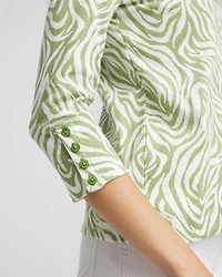 Pima Button Sleeve Tee