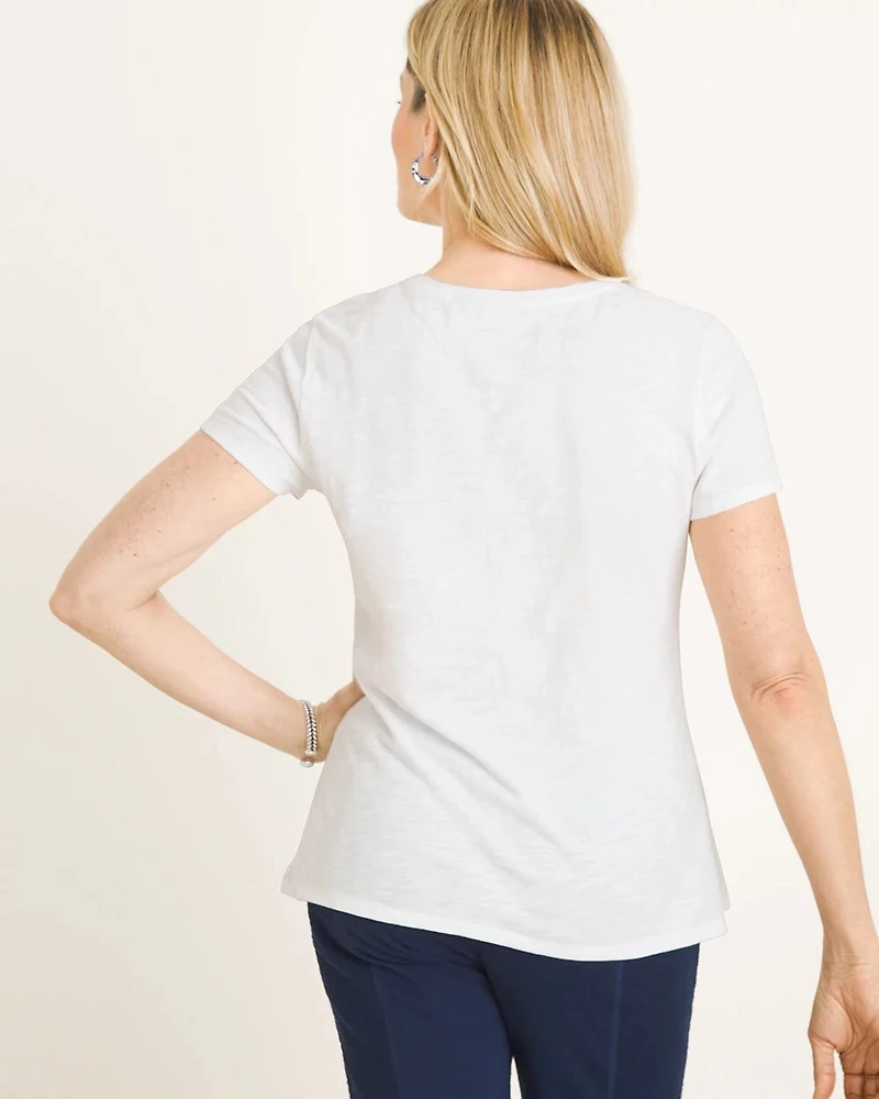 Zenergy Stamp-Print Tee