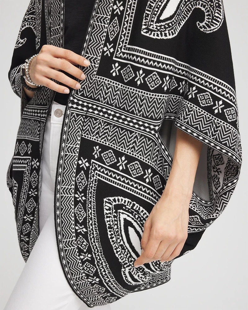 Paisley Sweater Ruana