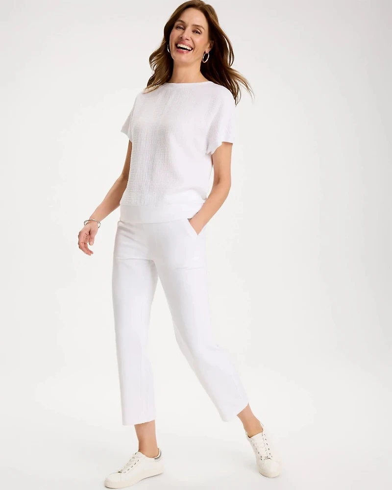 Zenergy® French Terry Cropped Pants