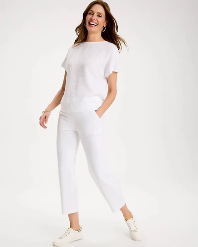 Zenergy® French Terry Cropped Pants