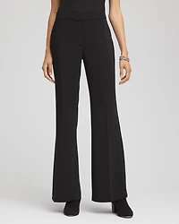 Crepe Flared Trouser Pants