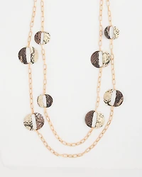Long Multi-Strand Snake Necklace