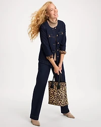 Denim Long Sleeve Shacket