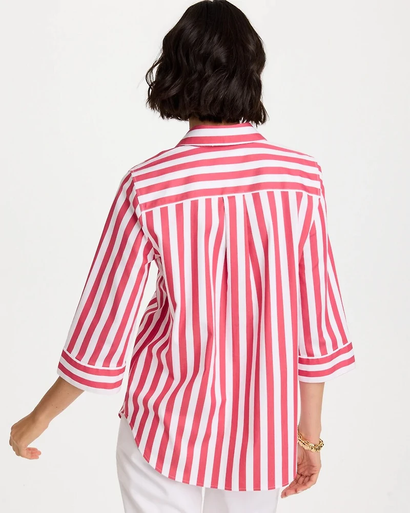 No Iron™ Striped Stretch Tunic