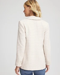 Textured Knit Blazer