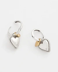 Heart Charm Earrings