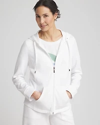 Zenergy® Beach Slub Zip-Front Hoodie