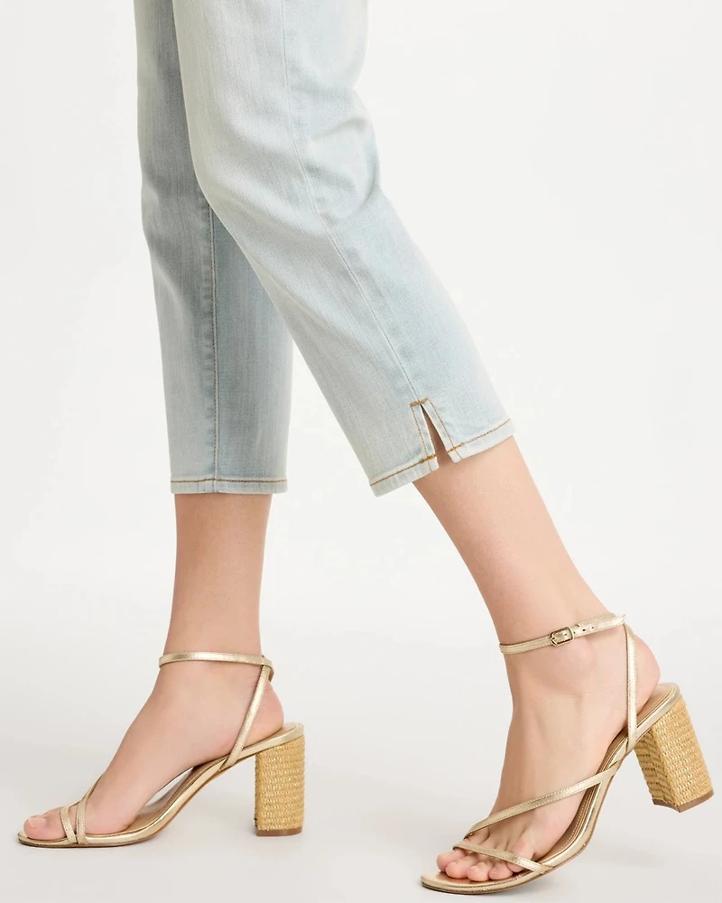 Girlfriend Slim Capri Jeans