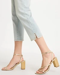 Girlfriend Slim Capri Jeans