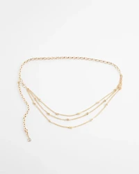 Gold-Tone Chain Belt