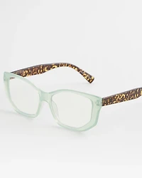 Light Green & Tortoise Readers