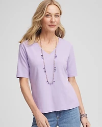 Elbow-Sleeve Perfect Tee