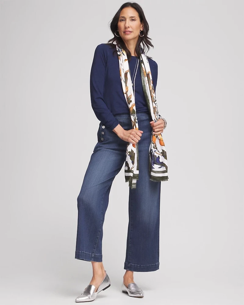 Touch of Cool™ Denim Long Sleeve Tee