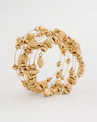 Goldtone Coil Bracelet