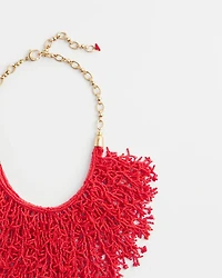 Chico's Originals Coral Seed Bead Necklace