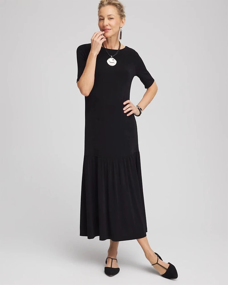 Travelers™ Boatneck Drop-Waist Dress